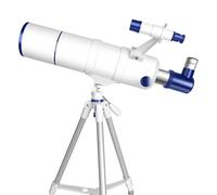 MEEZAA Télescope astronomique professionnel pour adultes, ouverture 90 mm, 550 mm, réfracteur astronomique, télescope de voyage portable pour enfants et débutants, avec trépied, filtre lunaire et sac