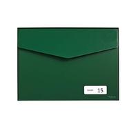 MEFA 113323DE Plaque aux lettres avec serrure de sécurité Vert mousse 312 x 430 x 178 mm