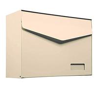 MEFA Boîte aux lettres Letter 113 avec porte-nom, couleur blanche, boîte aux lettres avec serrure de sécurité, dimensions 312 x 430 x 178 mm) 113021DE