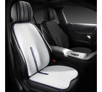 MEFFEE Voiture Ensembles Housses SièGe pour BYD Seal U, Soie Glace Coussins Protection éTé Cool Confortable AntidéRapant,White-Front Row 2pcs