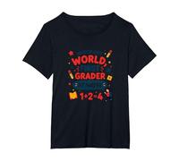 Méfiez-Vous de la première année Mondiale au Travail T-Shirt, Femme Grandes Tailles, Noir, 2X