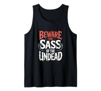 Méfiez-vous du Sass of the Undead Halloween Débardeur