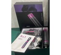 Mefish-Ensemble De Sèche-Cheveux 5 En 1,Brosse À Air Chaud Et Volumateur,Tête De Brosse Interchangeable,Sèche-Cheveux Ionique Négatif,Salle De Bain.Simply Packed.