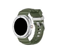 Mefloar Bracelet de montre en silicone souple Compatible avec Samsung Galaxy Watch 8 44mm 40mm/8Classic 46mm(Green,For Galaxy 8 44mm 40mm)