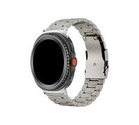 Mefloar Bracelet de montre en titane Compatible avec Samsung Galaxy Watch 8 40mm 44mm/8Classic 46mm /Ultra 47mm 2025(Titanium,For Galaxy 8 40mm 44mm)