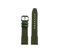 Mefloar Bracelet de montre nylon Compatible avec IWC Pilot Mark 18 Spitfire fighter jet Portugal IW377714 327004 377709 388101(Army Green Black,22mm)