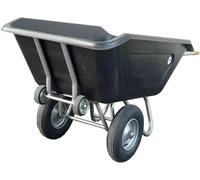 Mefro Brouette 360 avec benne en plastique Capacité 360 litres