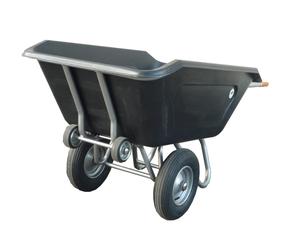 Mefro Brouette 360 avec benne en plastique Capacité 360 litres