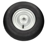 Mefro Roue à chambre à air pour brouette 85-200 L pneu ligné 4.80/4.00-8 4PR, roue sur roulement à billes spécial