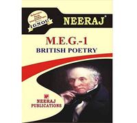 MEG-1 British Poetry - (IGNOU Help Book For MEG-1 In English Medium) (NEERAJ Panel Of Experts) (Paperback, Expert Panel of Neeraj Publication)( IGNOU MEG)MA ENGLISH IGNOU