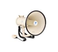 Vonyx Mégaphone MEG0120 puissant 120W – Jusqu'à 1,6 km, micro main, Bluetooth & lecteur MP3