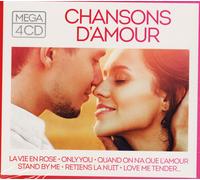 Mega 4 Cd - Chansons D'amour - La Vie En Rose - Only You - Stand By Me - Love Me Tender - Quand On A Que L'amour - Retiens La Nuit - 80 Titres