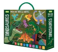 Méga arts & crafts. Les dinosaures livret + coloriages + stickers + stylo - Giulia Pesavento - Sassi - Boîte ou accessoire - Jeux livres objets