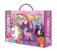 Méga arts & crafts. Les licornes livret + coloriages + stickers + stylo - AA.VV. - Sassi - Boîte ou accessoire - Jeux livres objets