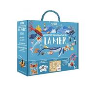 Le Coffret Du Méga Atlas De La Mer - Avec 1 Atlas, 40 Cartes Questions/Réponses, 1 Puzzle De 500 Pièces Et 20 Silhouettes D'animaux Et De Phénomènes Marins À Placer Sur Le Puzzle