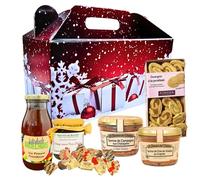 Méga Ballotin Sucré Salé | Terrines, Feuilletés FOSSIER, Confiture, Papillotes REVILLON, Jus de fruits | Idéal pour Noël