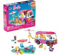 MEGA Barbie Aventure en Camping-car de rêve avec 2 mini-figurines, jeu de briques de construction, 123 pièces, pour enfant dès 5 ans, GWR35
