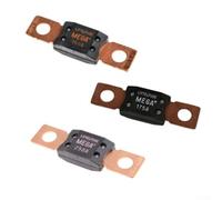 Mega Bloc de fusibles 12/24 V 60 A-500 A pour utilisation audio de voiture, marine et industrielle, porte-fusible robuste avec goujons M8, compatible avec fusibles 100 A/125 A/200 A/300 A/350 A (200 A