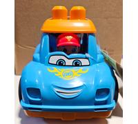 MEGA Brands Jeu de construction Voiture de course Ricky HKN41 4 grands blocs 1 à 4 ans