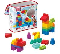 MEGA BLOKS Sac Medium Classique – 60 briques de construction – 12 mois et +
