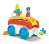 Mega Bloks - Jeu de construction Block Trailer - Wagon tournant, 19 blocs, 1 figurine Multicolore