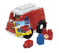 Mega Bloks Camion De Pompiers Freddy Set De Blocs Avec Figurine 1+