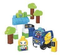 MEGA BLOKS Jeu de construction First Builders – Bus électrique, 36 pièces, 2 personnages – HDX90