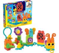 Mega Bloks Coffret de Construction sensoriel pour Les Tout-Petits avec 30 Gros Blocs de Construction et Blocs de Formes spéciales, Jouet Enfant, Dès 1 à 3 Ans, HKN44