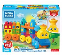 Mega Bloks First Builders. FWK22 Muzyczny pociąg ABC z dźwiękami Mega Bloks