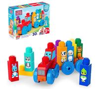 MEGA BLOKS Coffret de blocs Tracteur Mes Animaux 30 pièces dès 1 an Rouge/Bleu