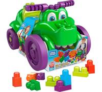 Mega Bloks First Builders Porteur et ramasseur Croc Blocs, Briques et Jeu de Construction, 26 pièces, Jouet pour bébé et Enfant de 1 à 3 Ans, GFG22