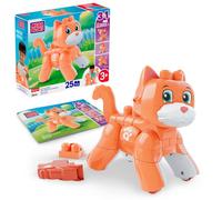 Mega Bloks Skating Cat Construction Game 25 Pieces Orange Enfants