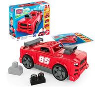 MEGA BLOKS Coffret de construction Ma Voiture de Course 3 en 1 26 éléments avec roues JKG35