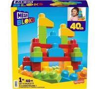 MEGA BLOKS - HKN40 - Let's Build it - Jeu de Blocs de Construction, 40 pièces, Jouet pour bébé et Enfant de 1 à 5 Ans G