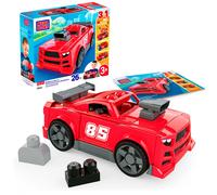 MEGA BLOKS Coffret de construction Ma Voiture de Course 3 en 1 26 éléments avec roues JKG35