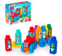 MEGA BLOKS Coffret de blocs Tracteur Mes Animaux 30 pièces dès 1 an Rouge/Bleu