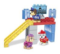 Mega Bloks La Pat'Patrouille : Le film, coffret 3 figurines Chase, Marcus et Stella, 13 blocs de construction, jouet pour bébé et enfant dès 3 ans, HDX93