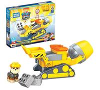 Mega Bloks La Pat'Patrouille : Le film, Engin de Construction de Ruben, 16 blocs de construction et 1 figurine, jouet pour bébé et enfant dès 3 ans, GYW91