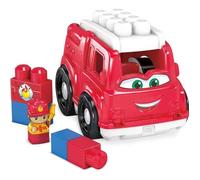 Mega Bloks - Lil'Véhicule Camion Pompier avec figurine & 5 blocs Inclus - Briques de construction - 12 mois et + GCX09