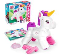 Mega BLOKS Ma Licorne à Construire, Coffret de Construction 3 en 1 pour Les Tout-Petits (constructions alternatives : Un Chiot et Pégase), avec 26 éléments, pour Enfants à partir de 3 Ans, JKG36