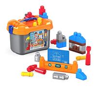 Mega Bloks, Mon Petit Atelier De Bricolage 36 Pcs, compatibles avec tous les jouets de construction, Idéal pour les enfants de 2 ans et plus