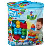 MEGA BLOKS Sac Medium Classique – 60 briques de construction – 12 mois et +