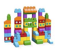 Mattel Sac de blocs de construction Mega Bloks Deluxe 150 briques 1 à 5 ans FVJ49