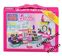 MEGA BLOKS série BARBIE - KIOSQUE de BEAUTE figurine boutique figure 80279 NEUF
