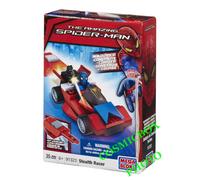 MEGA BLOKS série SPIDER-MAN bleu Stealth RACER - Voiture de course lanceur 91323