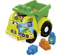 MEGA BLOKS Toddler Building BlocksToy Car with 1 Block Buddies Figure, Raphy Rec