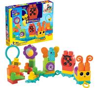 MEGA BLOKS Train à chenilles, jouet de motricité pour jeunes enfants (sensoriel)