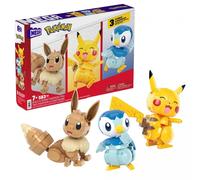 Mega Bloks - Trio de briques Pokemon : Créez des aventures inoubliables avec les plus grands héros Pokemon !