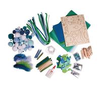 Mega Boîte De Bricolage Space 1.000 Pièces, Tons Blanc / Bleu / Vert, Boîte