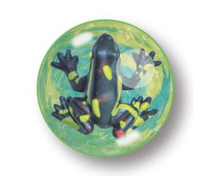 Mega Bounce - Grenouille de Deluxebase Une grande balle rebondissante avec une figurine d'animal à l'intérieur, un excellent jouet pour les enfants